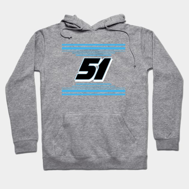 Jeremy Clements #51 2024 NASCAR Design Hoodie by AR Designs 